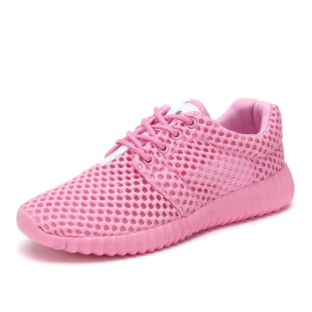 2020 PLAYSWICH Mesh Women Flat Shoes Lightweight Women Sneakers Breathable Ladies Casual Shoes