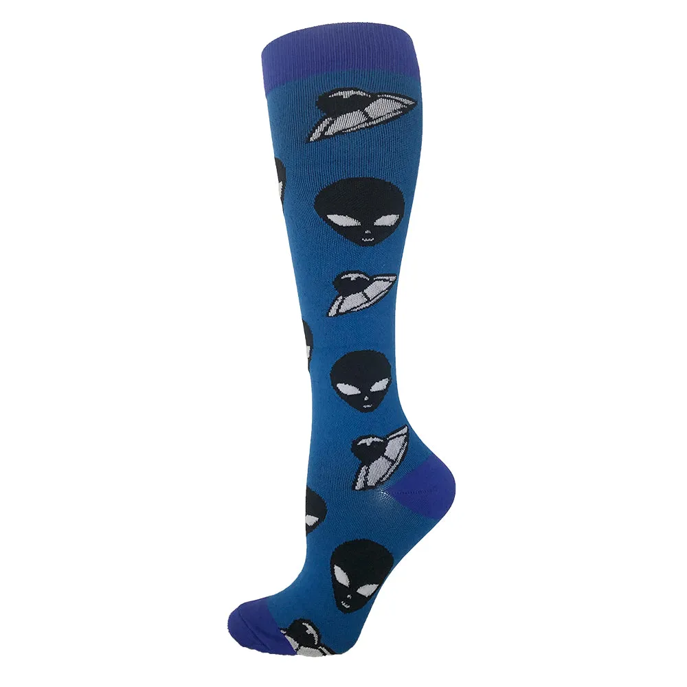 2023 Knee High Long Cycling Medical Stocking 20-30 mmhg for Running Nurse Compression Socks