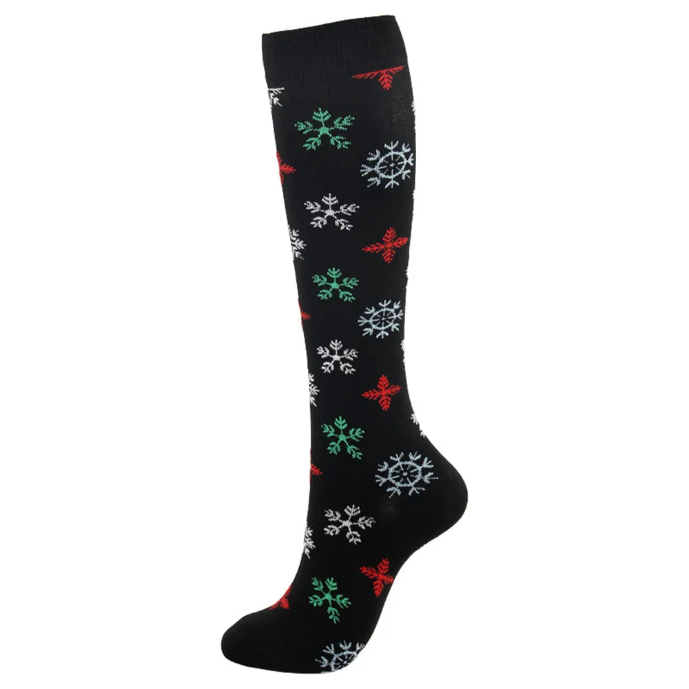2023 Knee High Long Cycling Medical Stocking 20-30 mmhg for Running Nurse Compression Socks