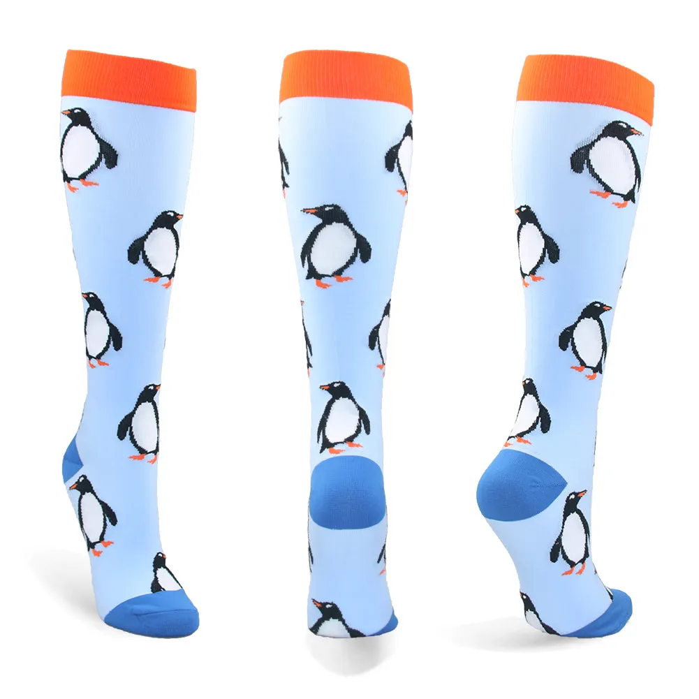 2023 Knee High Long Cycling Medical Stocking 20-30 mmhg for Running Nurse Compression Socks