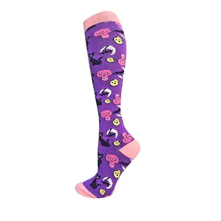2023 Knee High Long Cycling Medical Stocking 20-30 mmhg for Running Nurse Compression Socks