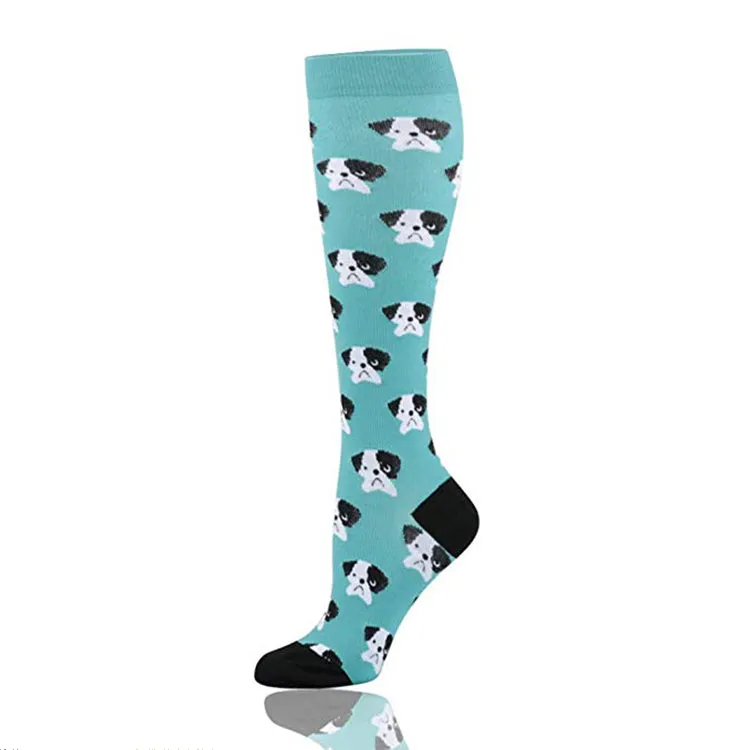 2023 Knee High Long Cycling Medical Stocking 20-30 mmhg for Running Nurse Compression Socks