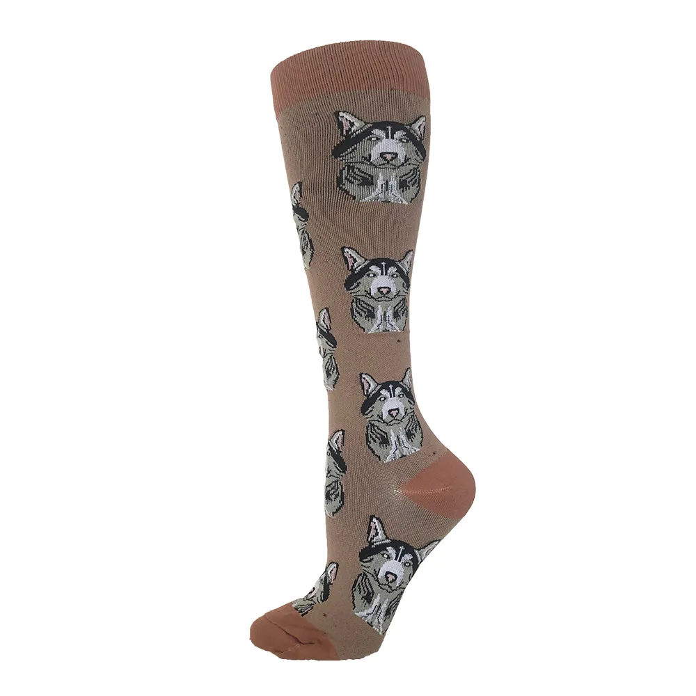 2023 Knee High Long Cycling Medical Stocking 20-30 mmhg for Running Nurse Compression Socks