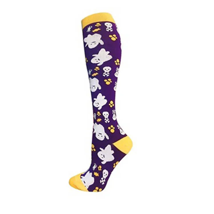 2023 Knee High Long Cycling Medical Stocking 20-30 mmhg for Running Nurse Compression Socks