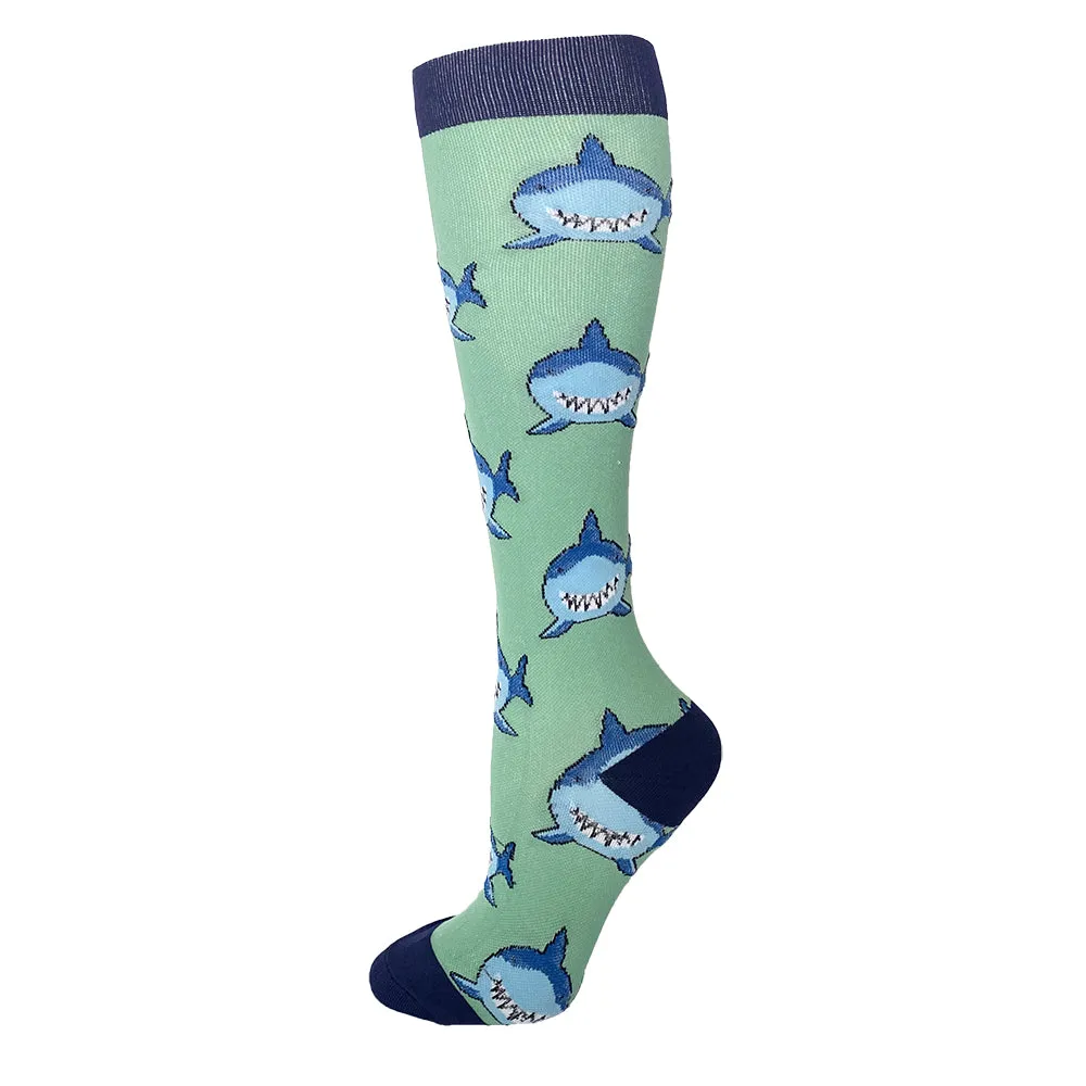 2023 Knee High Long Cycling Medical Stocking 20-30 mmhg for Running Nurse Compression Socks