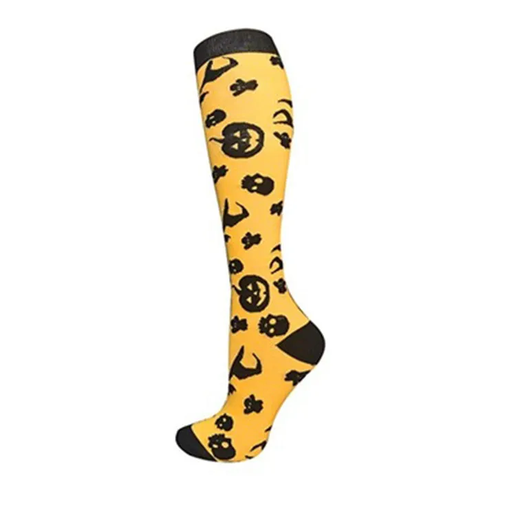 2023 Knee High Long Cycling Medical Stocking 20-30 mmhg for Running Nurse Compression Socks