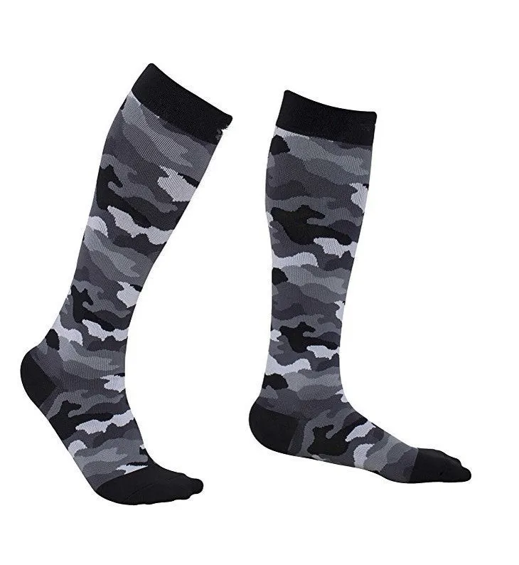 2023 Knee High Long Cycling Medical Stocking 20-30 mmhg for Running Nurse Compression Socks