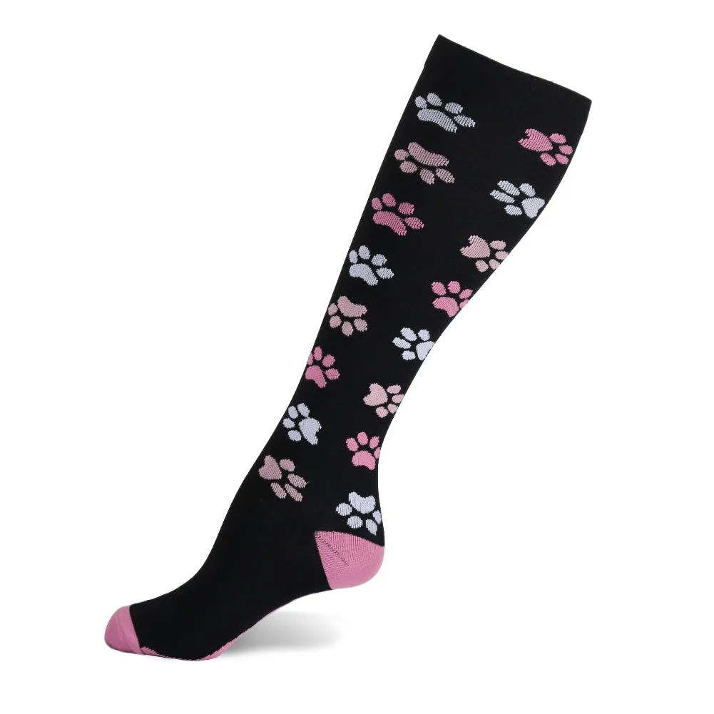 2023 Knee High Long Cycling Medical Stocking 20-30 mmhg for Running Nurse Compression Socks