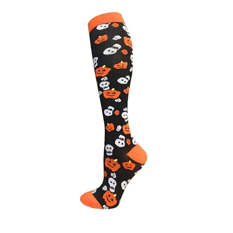2023 Knee High Long Cycling Medical Stocking 20-30 mmhg for Running Nurse Compression Socks