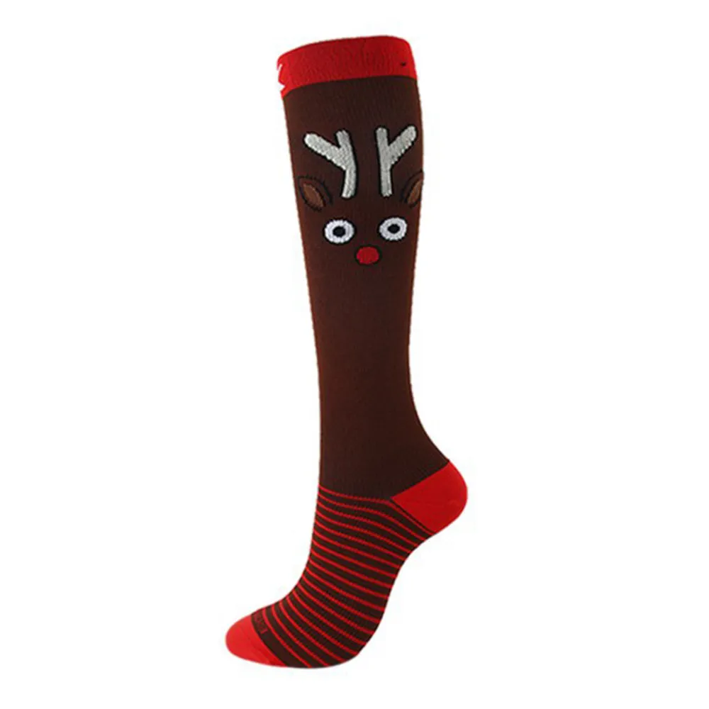2023 Knee High Long Cycling Medical Stocking 20-30 mmhg for Running Nurse Compression Socks