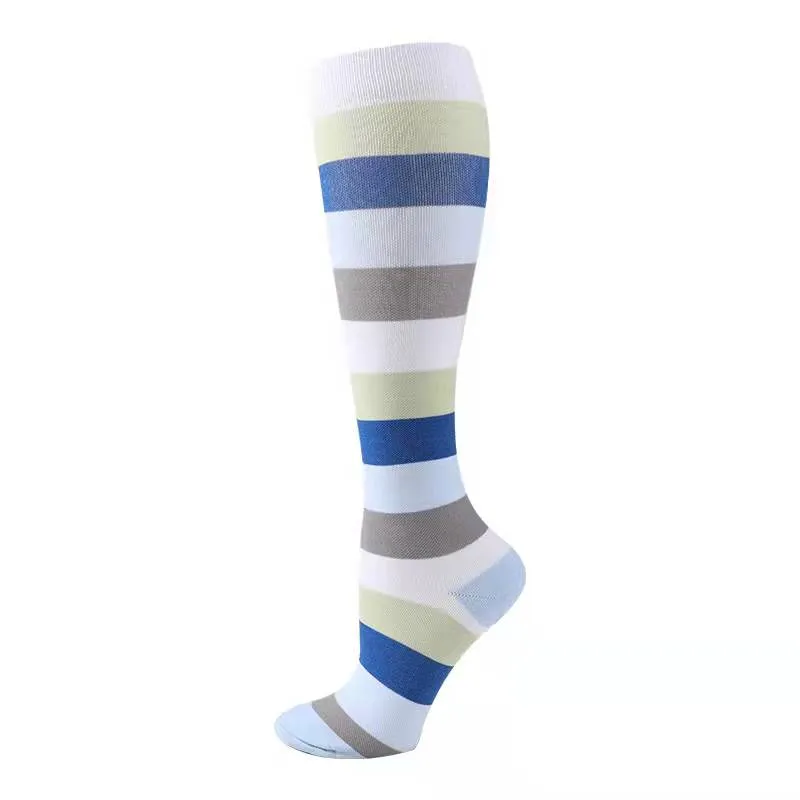 2023 Knee High Long Cycling Medical Stocking 20-30 mmhg for Running Nurse Compression Socks