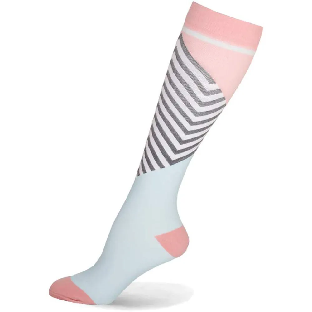 2023 Knee High Long Cycling Medical Stocking 20-30 mmhg for Running Nurse Compression Socks