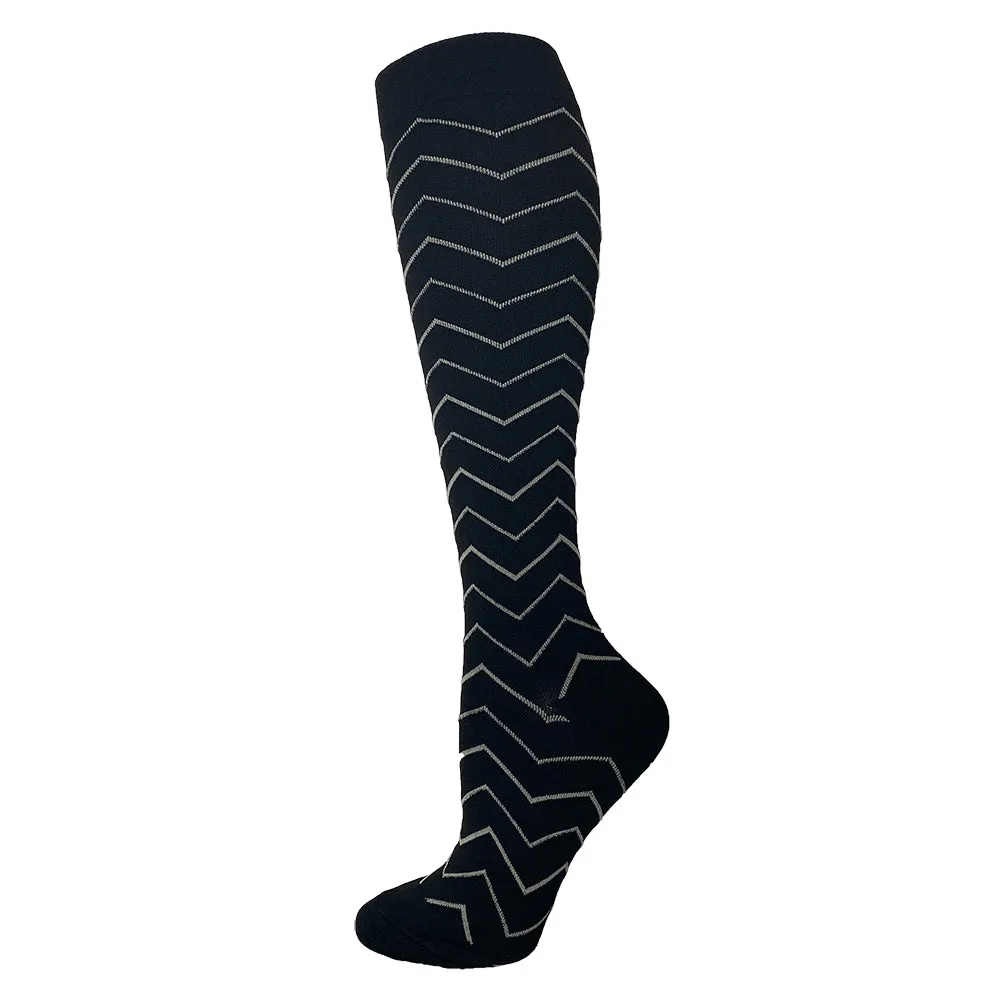 2023 Knee High Long Cycling Medical Stocking 20-30 mmhg for Running Nurse Compression Socks