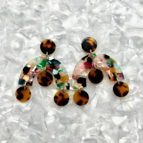 Arch Drop Earrings in High Energy