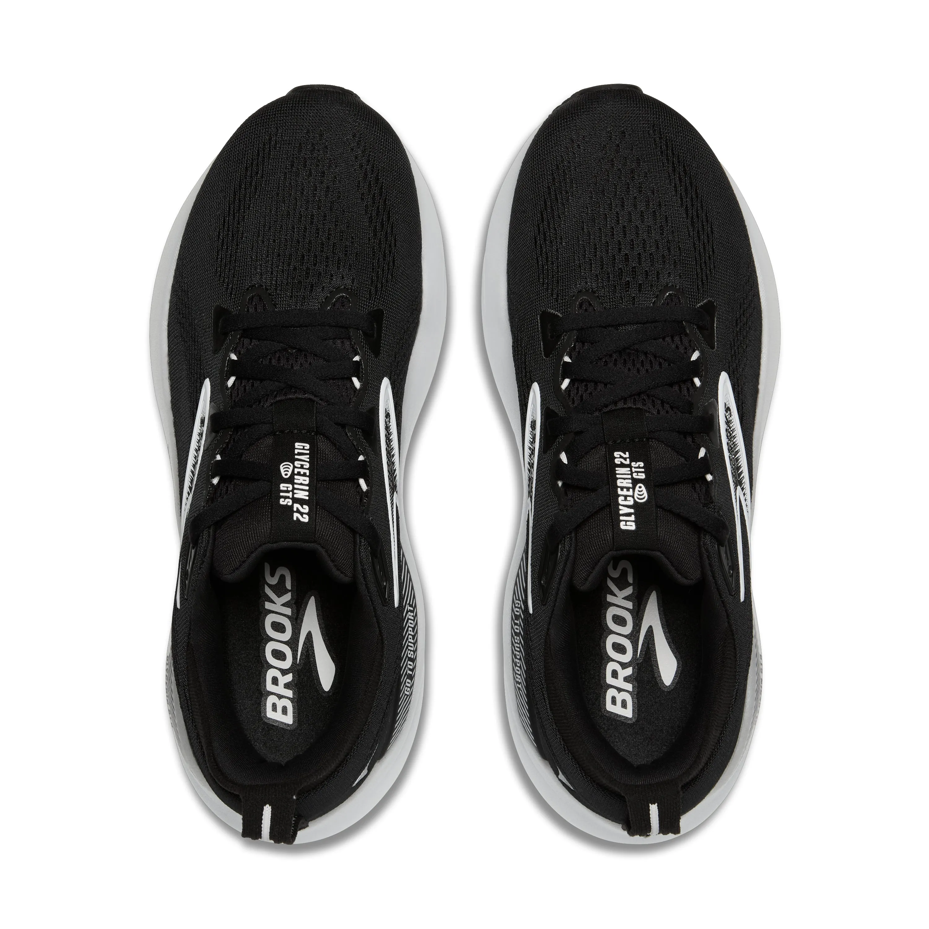 Brooks | Glycerin GTS 22 | Men's | Black/Grey/White