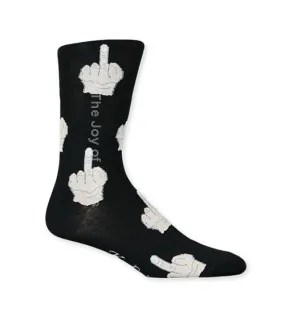 Extended Size Middle Finger Socks (Men's)