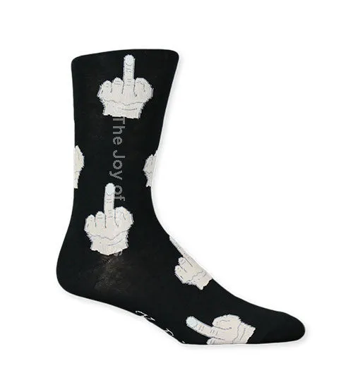 Extended Size Middle Finger Socks (Men's)
