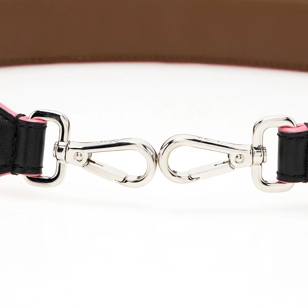 Fendi Studded Leather Strap You Shoulder Strap (SHF-19629)