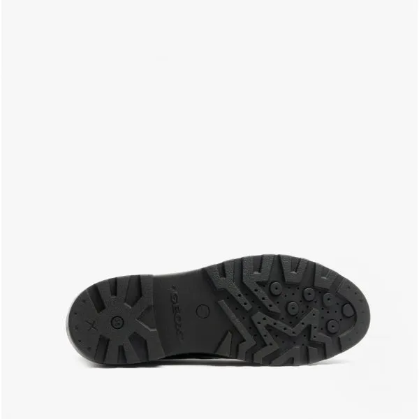 GEOX CASEY Girls School Shoes Smooth Black