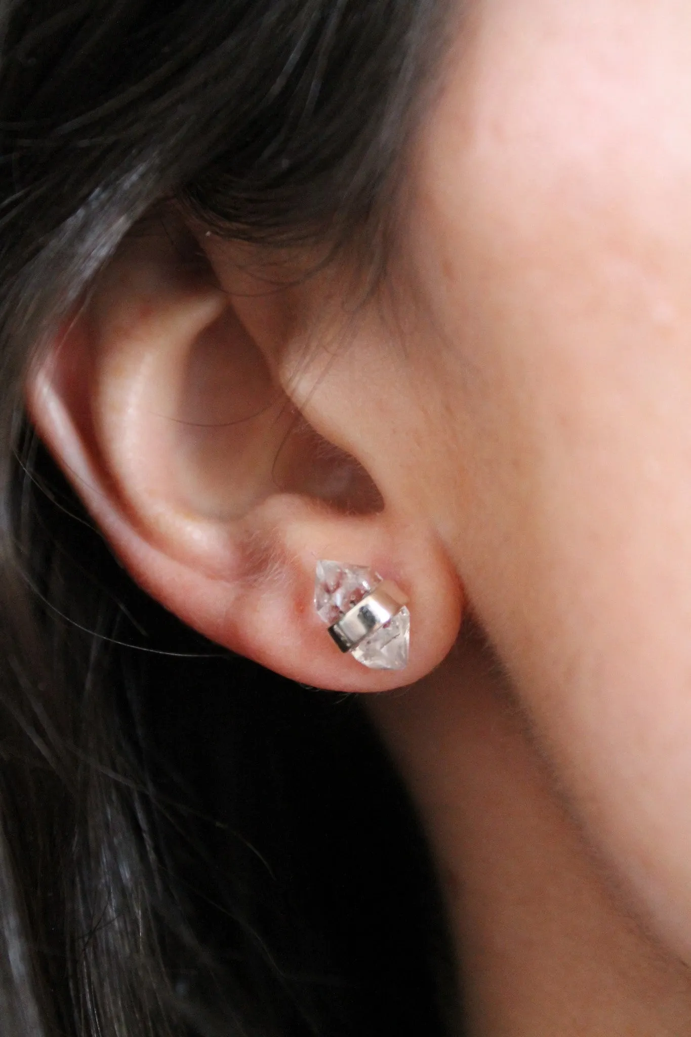 HERKIMER DIAMOND EARRING