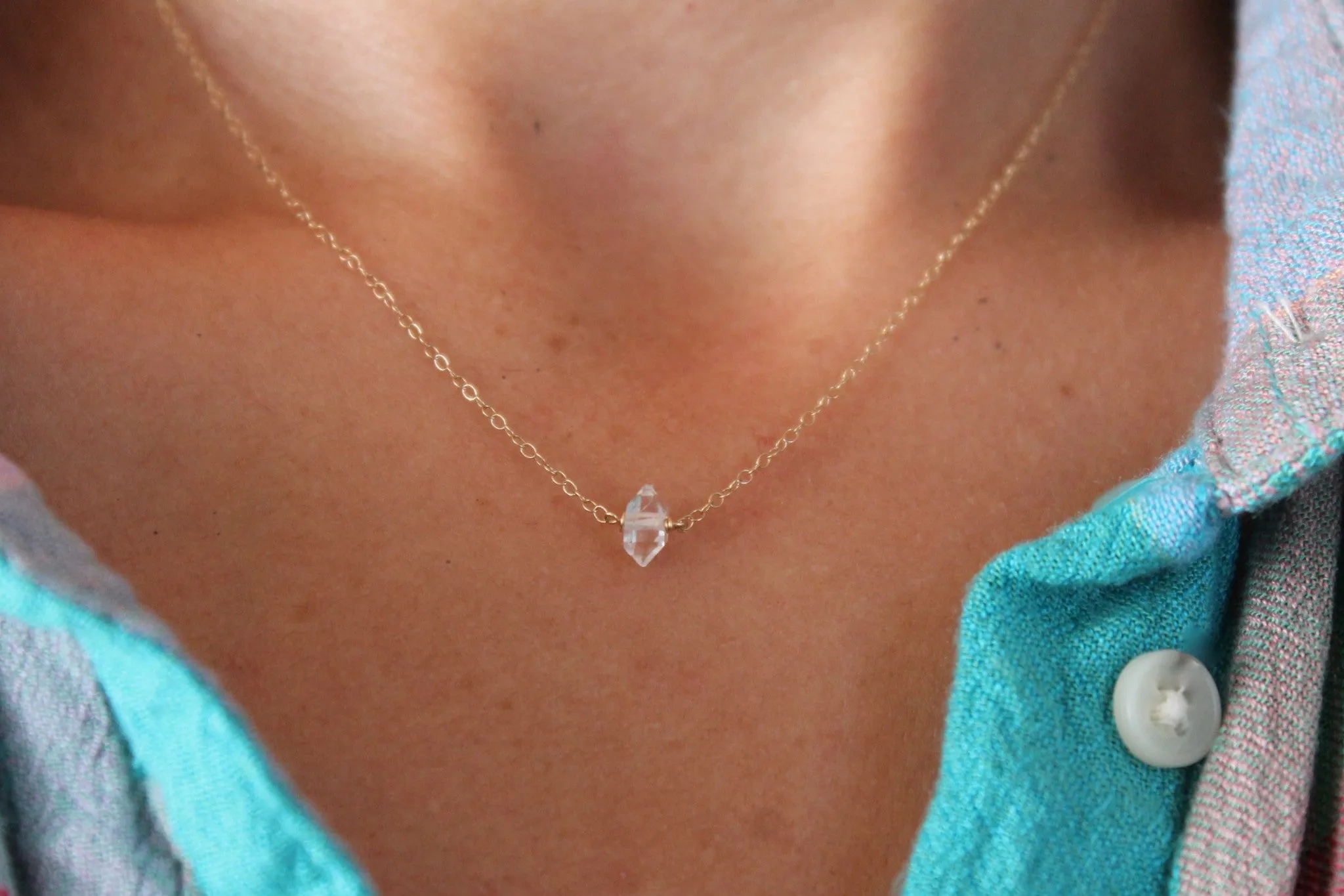 HERKIMER DIAMOND NECKLACE