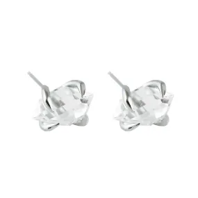 HERKIMER DIAMOND SILVER STUDS