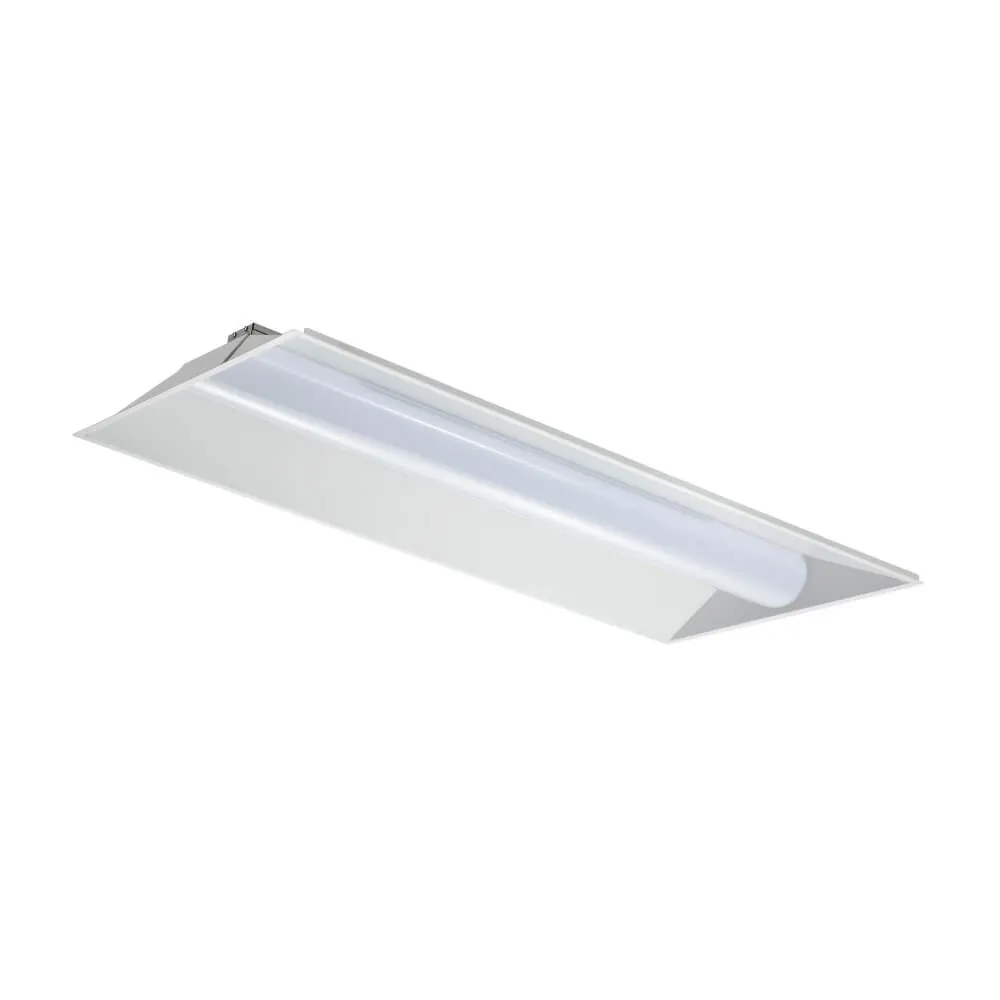 LED troffer center diffuser 2x2 FT 2x4 FT  20W/30W/40W/50W Wattage Selectable CCT selectable 120-277V 0-10V dimming