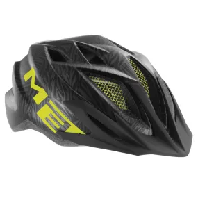 MET Youth Helmet Crackerjack Black Green Texture Matt