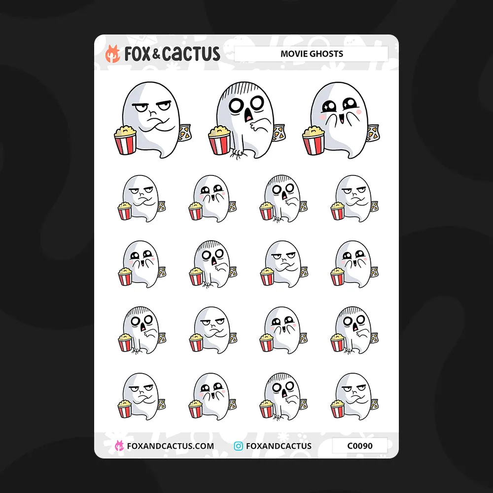 Movie Ghost Stickers