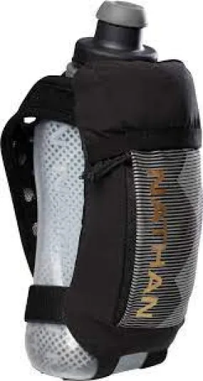 Nathan | Quicksqueeze Insulated Handheld | 12 oz | Black/Gold