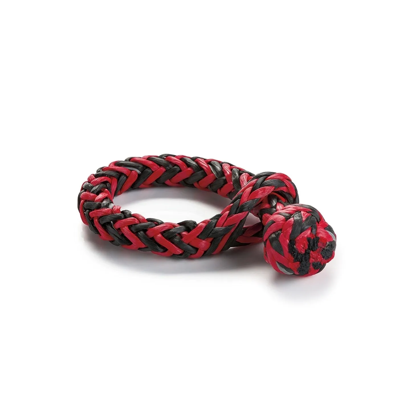 Warn Spydura Nightline Shackle - Soft - 1/2" Diameter - Synthetic - Black/Red/White