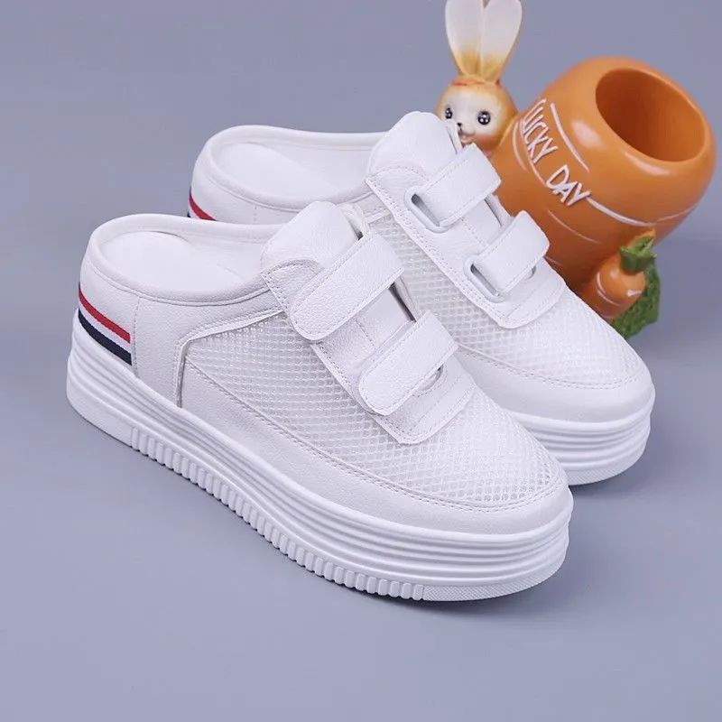 Women Thick Soled Breathable Mesh Slippers & Thick Soled Mesh Slippers